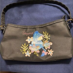 Y2K Black Disney Eeyore Clutch Graphic 5x8 Purse